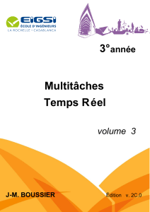 Multitâches et Temps Réel : Ordonnancement des Processus