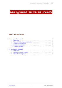 02 symboles somme produit
