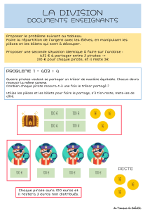 La Division : Problèmes de Partage pour l'École Élémentaire