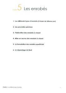 Les enrobés : Types, Procédés et Fabrication