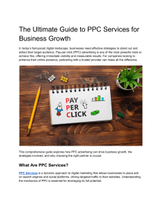 PPC Services Guide: Drive Business Growth with Pay-Per-Click