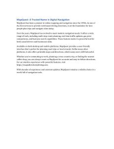 MapQuest: Digital Navigation & Mapping - A Trusted Choice