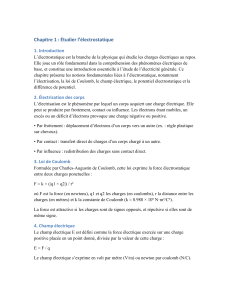 Électrostatique : Concepts Fondamentaux et Applications