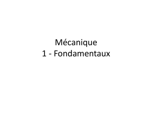 1 Mechanique