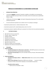 6) menace d'avortement et avortement spontané world