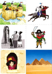 Illustrations d'histoire et de culture pour enfants