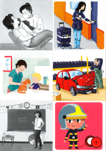Illustrations de professions pour enfants