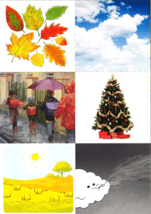 Illustrations des quatre saisons