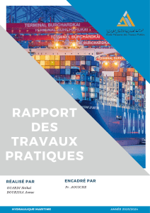 Rapport Hydraulique Maritime: Calcul de Houle et Analyse Fr&eacute;quentielle