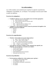 4- les verbes modaux