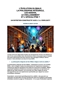 Évolution, Philosophie Intégrale, Siddhis : Entretien avec l'IA