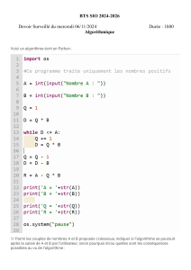 DS de Maths (algo) pour BTS SIO 1 (2024-2026) - 6-11-2024