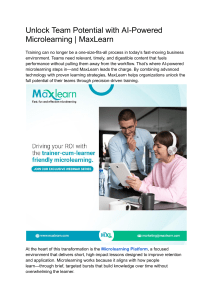 Unlock Team Potential with AI-Powered Microlearning   MaxLearn