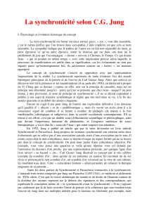 La synchronicité selon C.G. Jung