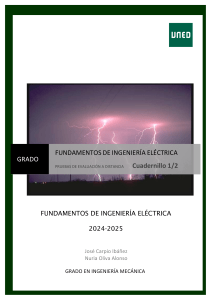 Fundamentos de Ingeniería Eléctrica: Pruebas de Evaluación