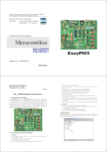 Manuel de TP Microcontrôleur EasyPIC5