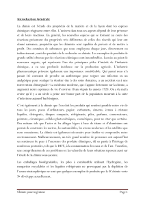 Chimie pour ingénieurs: Architecture de la matière et énergie