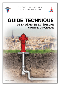 Guide Technique DECI : Défense Extérieure Incendie
