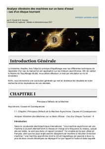 Analyse Vibratoire Machines: Disque Tournant - Thèse Électrotechnique
