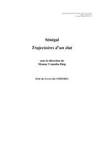 Sénégal: Trajectoires d'un État - Analyse Politique et Sociale