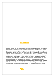 Sport et socialisation : essai sur l'inclusion et les défis
