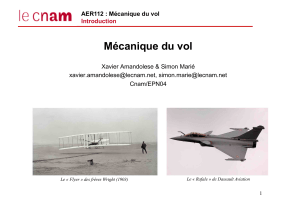 Mécanique du vol : Introduction et principes fondamentaux
