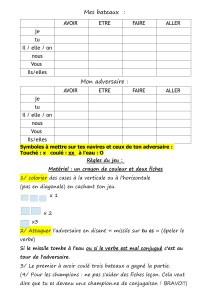 French Verb Conjugation Game Worksheet