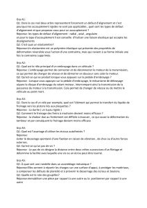 Questions et réponses en mécanique : Accouplements, freins, roulements