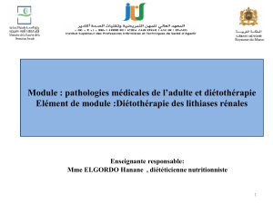 Diétothérapie des lithiases rénales: Guide complet
