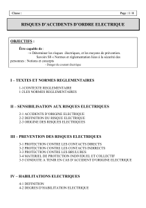 Risques électriques : prévention et habilitations