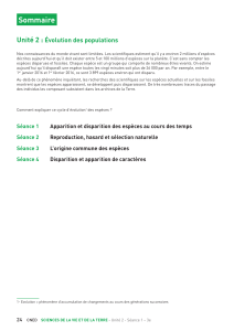 Évolution des populations : Cours de SVT 3ème