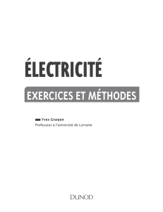 meilleur livre  circuit  Electricité - Exercices et méthodes 