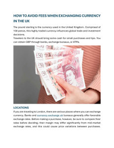 Avoid Currency Exchange Fees in the UK: A Traveler's Guide