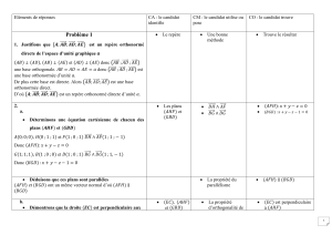 Correction d'exercices : G&eacute;om&eacute;trie et nombres complexes