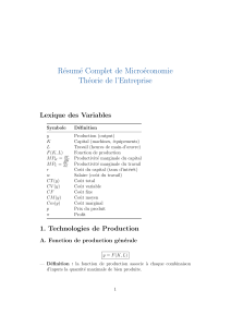 resume microeconomie ameliore