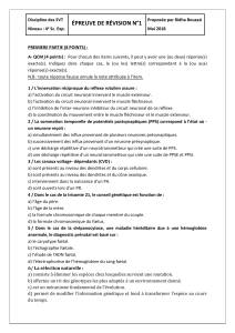 Épreuve SVT 4e : Révision Reproduction, Immunologie, Génétique