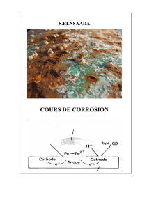 Cours de Corrosion : Types, Causes et Protection