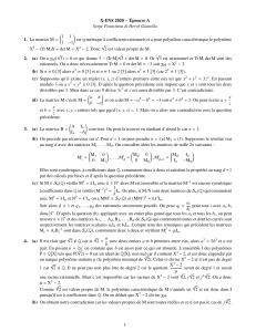 X-ENS 2020 : Épreuve de Mathématiques A