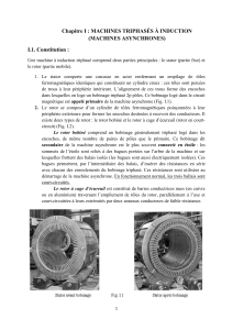 Machines triphasées à induction : Cours complet