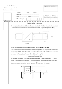 Examen : Etude d'un four à induction