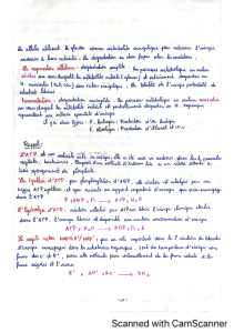 M&eacute;tabolisme &eacute;nerg&eacute;tique cellulaire : Notes de cours