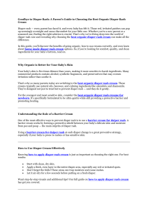 Organic Diaper Rash Cream Guide: Best Choices for Baby