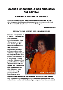 Contrôle des sens : Enseignements de Sathya Sai Baba