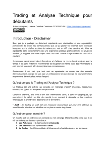 Trading et Analyse Technique pour Débutants - Guide Complet