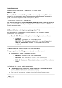Comptabilisation Frais Hébergement Nouvel Agent : Guide PCG & SYSCODA