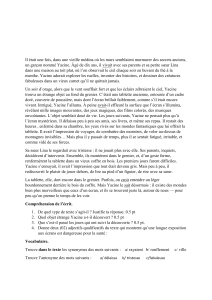 Exercices de compréhension écrite: Yacine et la tablette