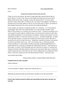 Composition de langue française - 2ème trimestre
