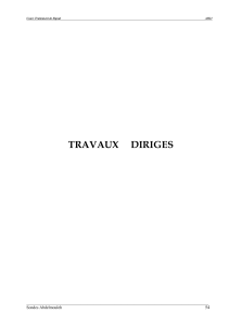 TD Traitement du Signal AII21: Signaux, Fourier, Filtrage