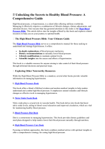 Healthy Blood Pressure Guide: Diet, Lifestyle & Resources