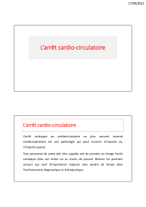 Arr&ecirc;t Cardio-Circulatoire : D&eacute;finition, Causes et RCP